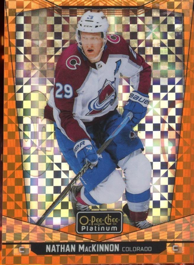 Nathan MacKinnon [Orange Checkers] #90