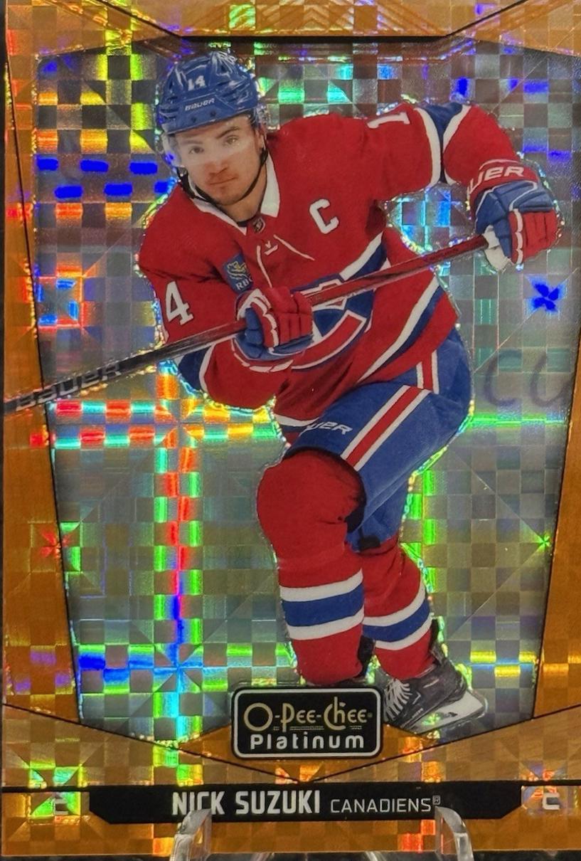 Nick Suzuki [Orange Checkers] #39