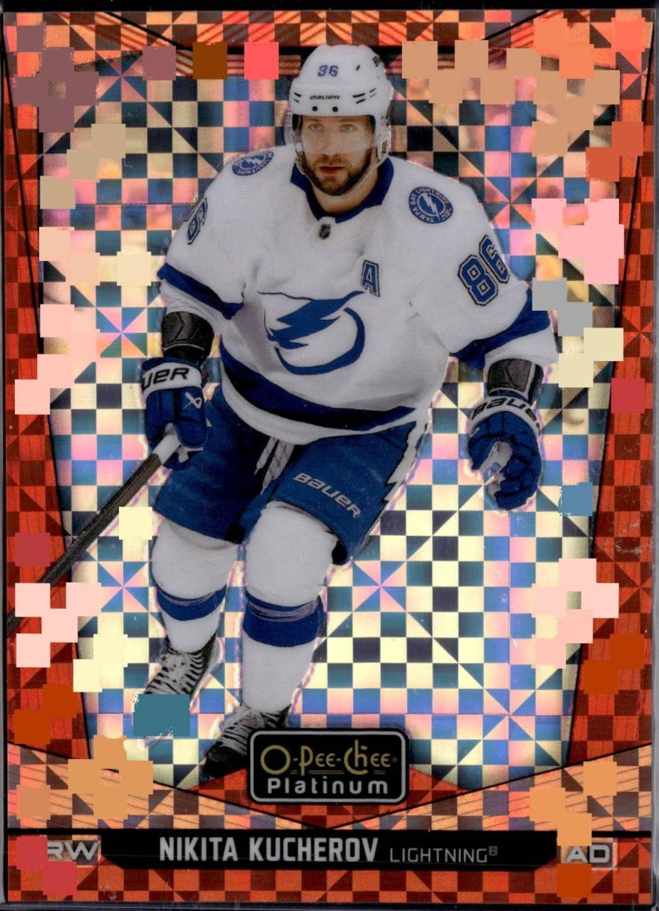 Nikita Kucherov [Orange Checkers] #188