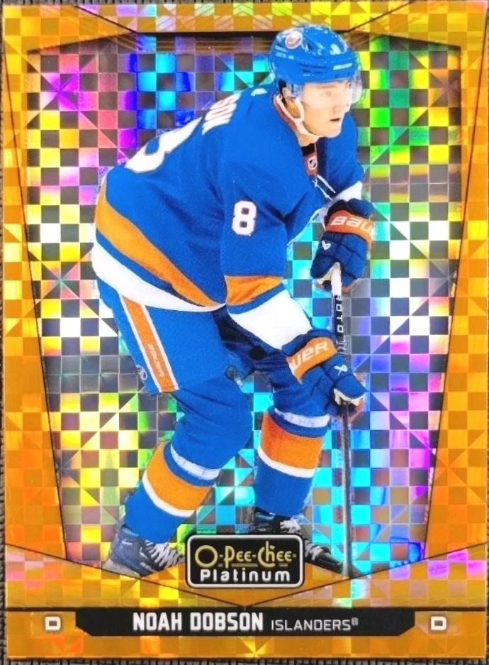 Noah Dobson [Orange Checkers] #129