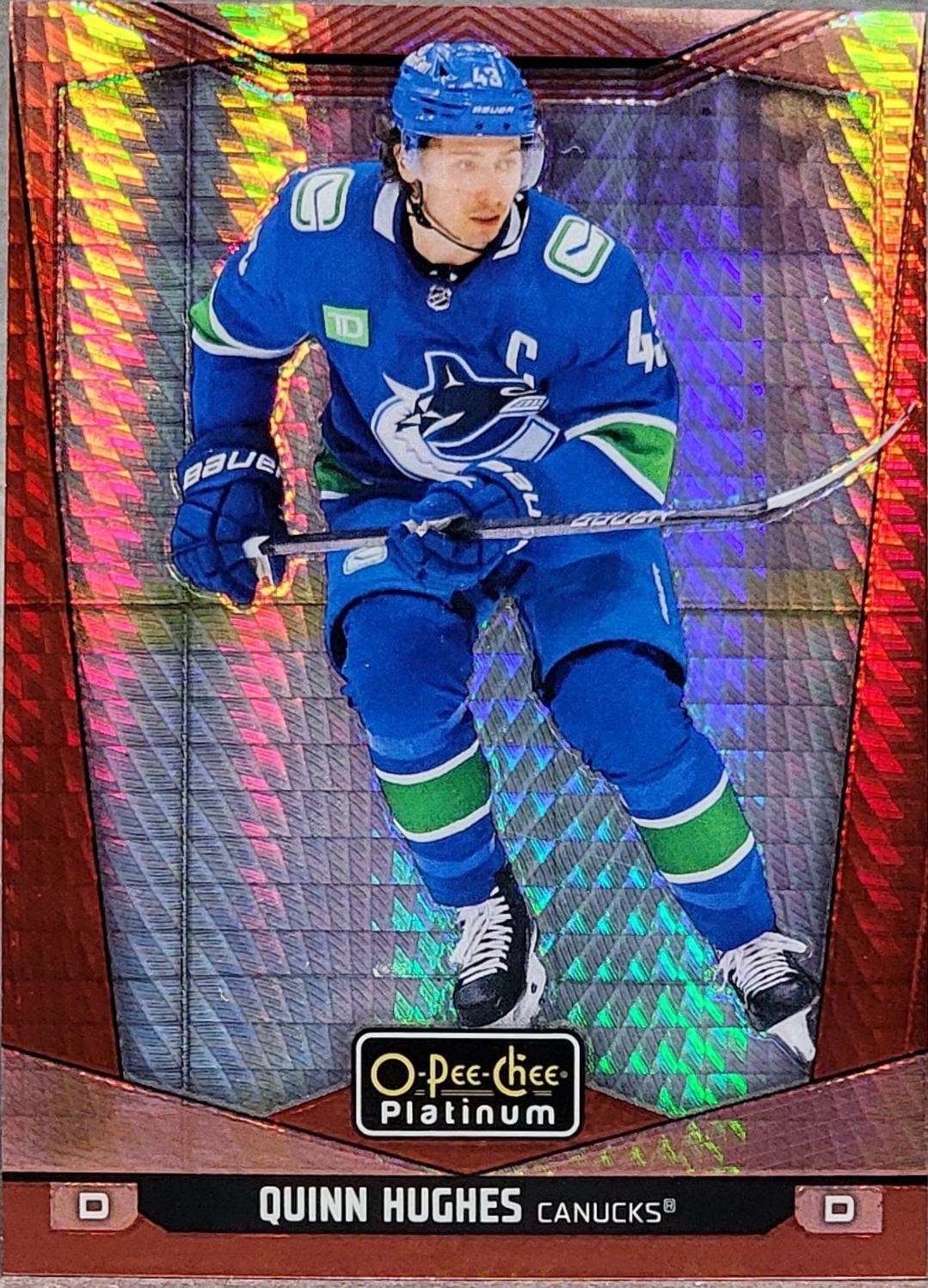 Quinn Hughes [Red Prism] #175