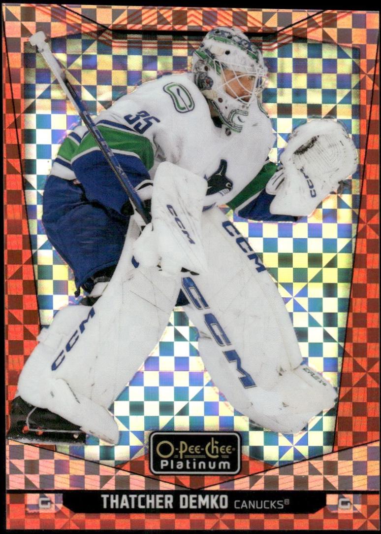 Thatcher Demko [Orange Checkers] #166