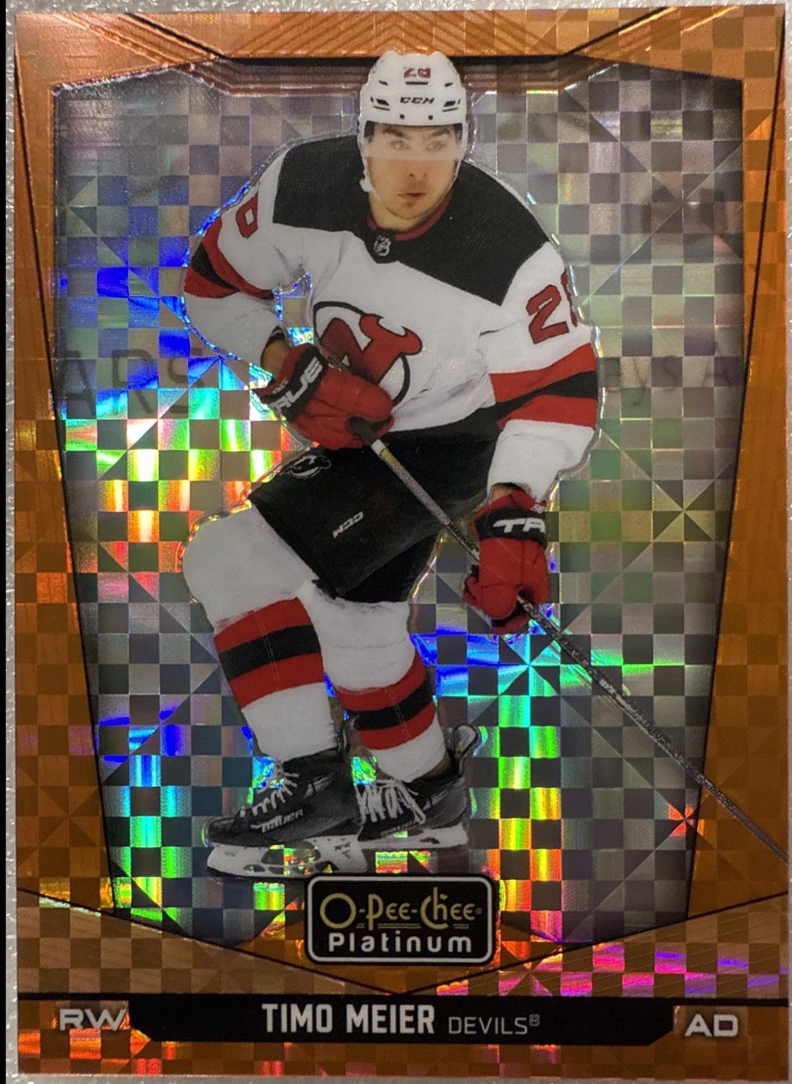 Timo Meier [Orange Checkers] #189