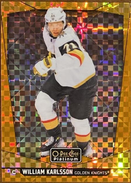 William Karlsson [Orange Checkers] #124