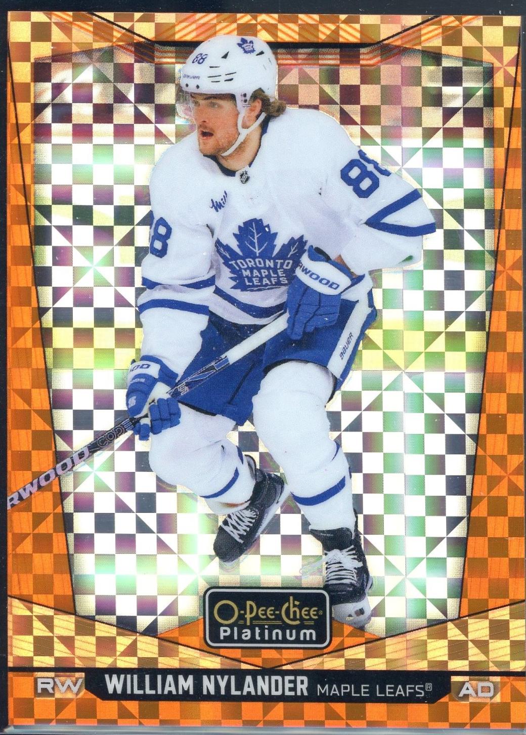 William Nylander [Orange Checkers] #184