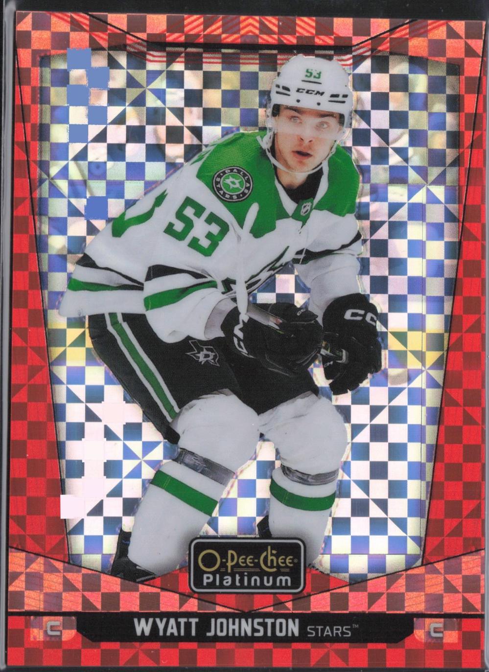 Wyatt Johnston [Orange Checkers] #64