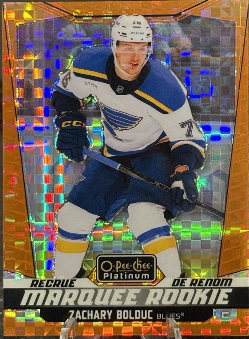 Zachary Bolduc [Orange Checkers] #253