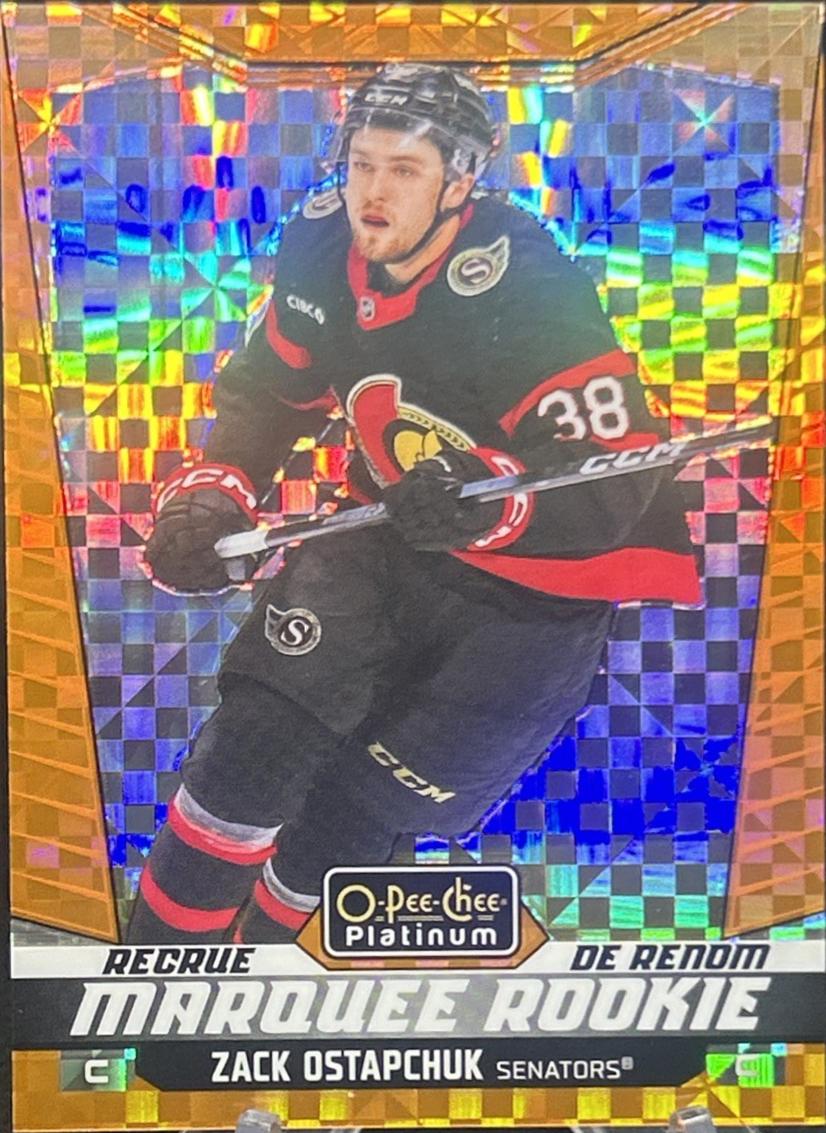Zack Ostapchuk [Orange Checkers] #245