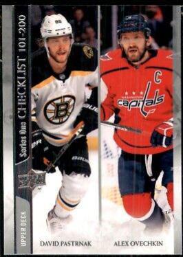 David Pastrnak, Alex Ovechkin [Clear Cut UD Exclusives] #200