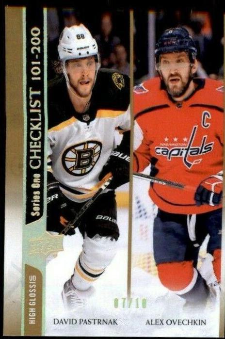 David Pastrnak, Alex Ovechkin [High Gloss] #200