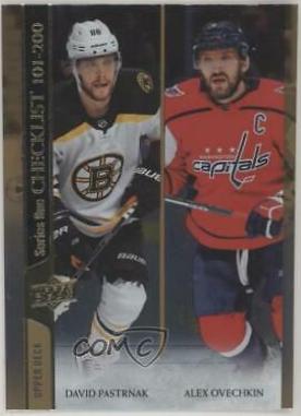 David Pastrnak, Alex Ovechkin [Silver Foil] #200