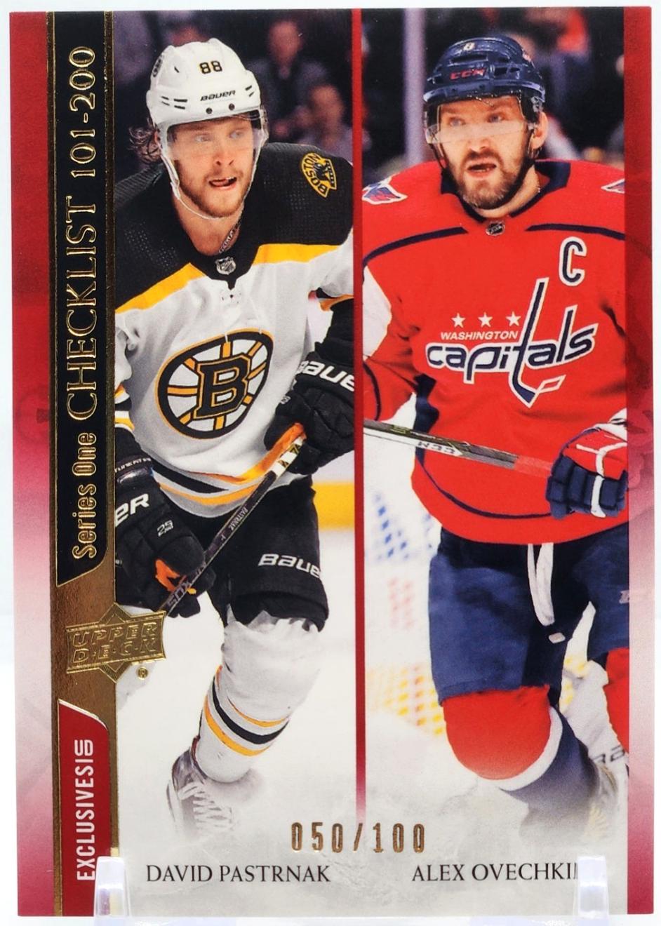 David Pastrnak, Alex Ovechkin [UD Exclusives] #200