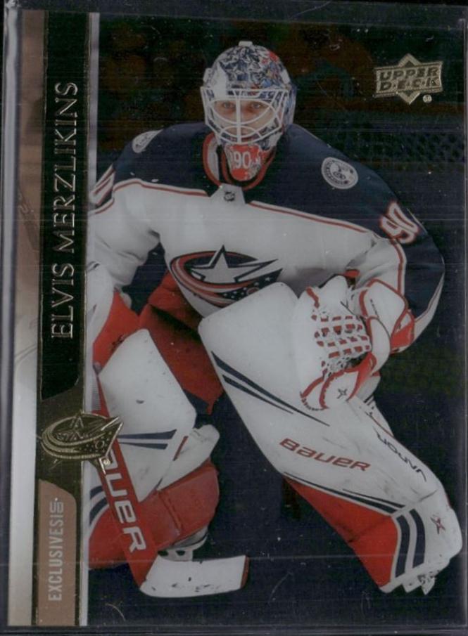 Elvis Merzlikins [Clear Cut UD Exclusives] #55