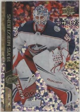 Elvis Merzlikins [Speckled Rainbow] #55
