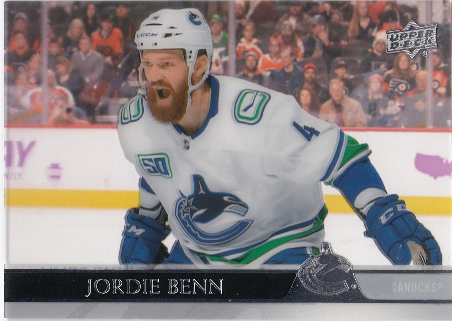 Jordie Benn [Clear Cut UD Exclusives] #423