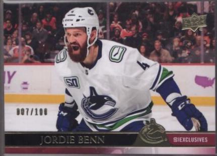 Jordie Benn [UD Exclusives] #423