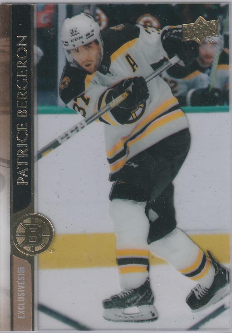 Patrice Bergeron [Clear Cut UD Exclusives] #13