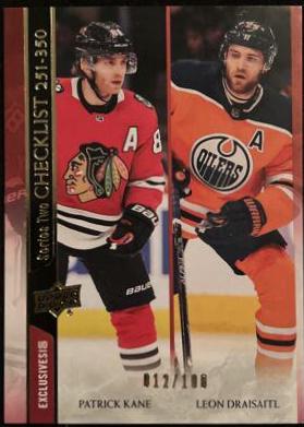 Patrick Kane, Leon Draisaitl [UD Exclusives] #449