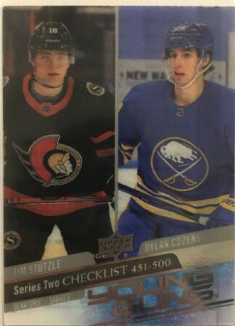 Tim Stutzle, Dylan Cozens [Clear Cut] #500