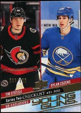 Tim Stutzle, Dylan Cozens [UD Exclusives] #500