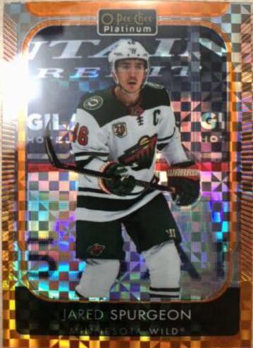 Jared Spurgeon [Orange Checkers] #115