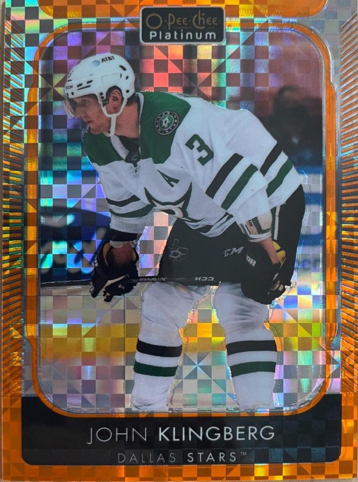 John Klingberg [Orange Checkers] #149