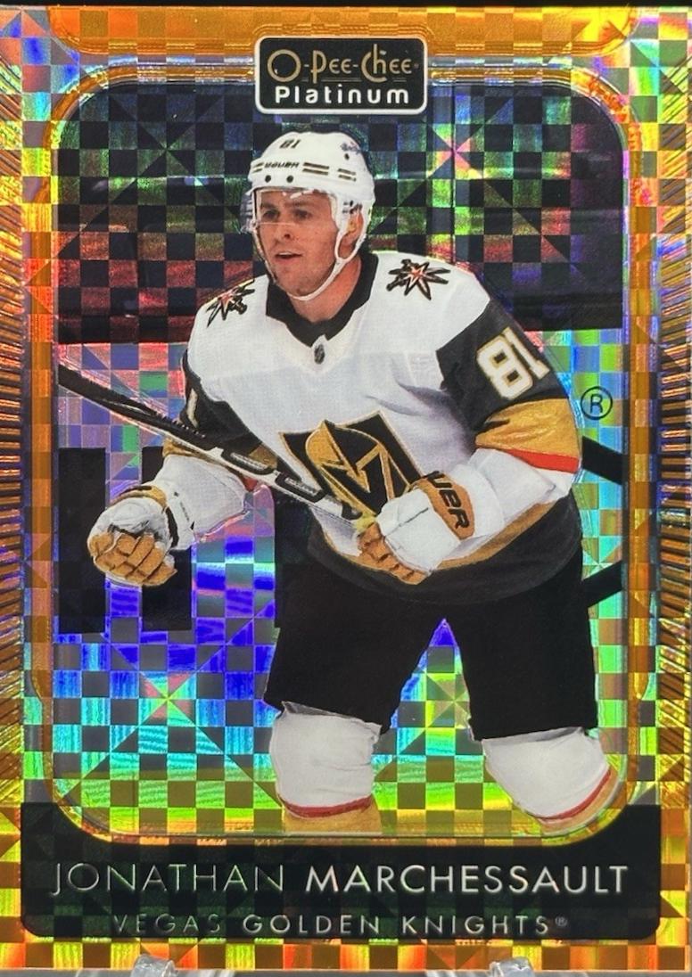 Jonathan Marchessault [Orange Checkers] #185