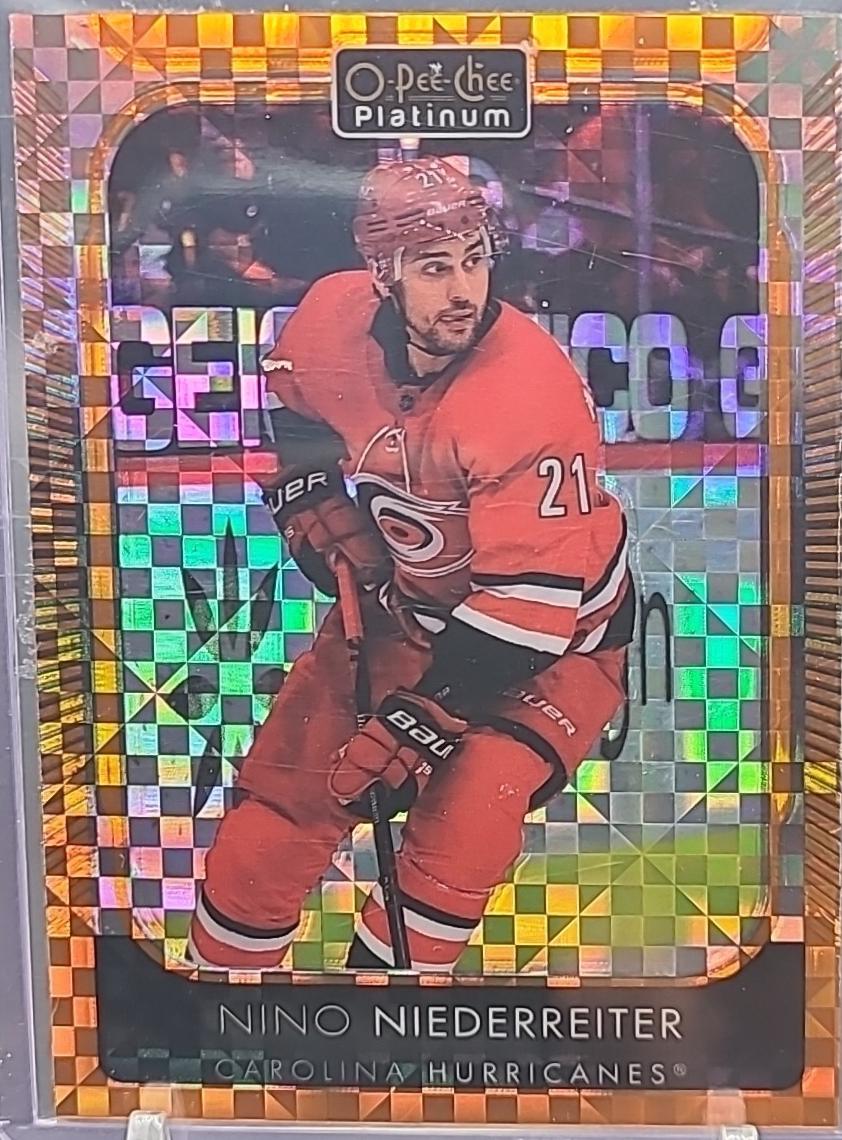Nino Niederreiter [Orange Checkers] #136