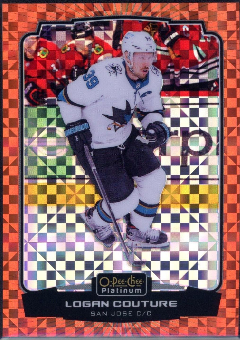Logan Couture [Orange Checkers] #42