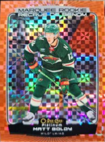 Matt Boldy [Orange Checkers] #202
