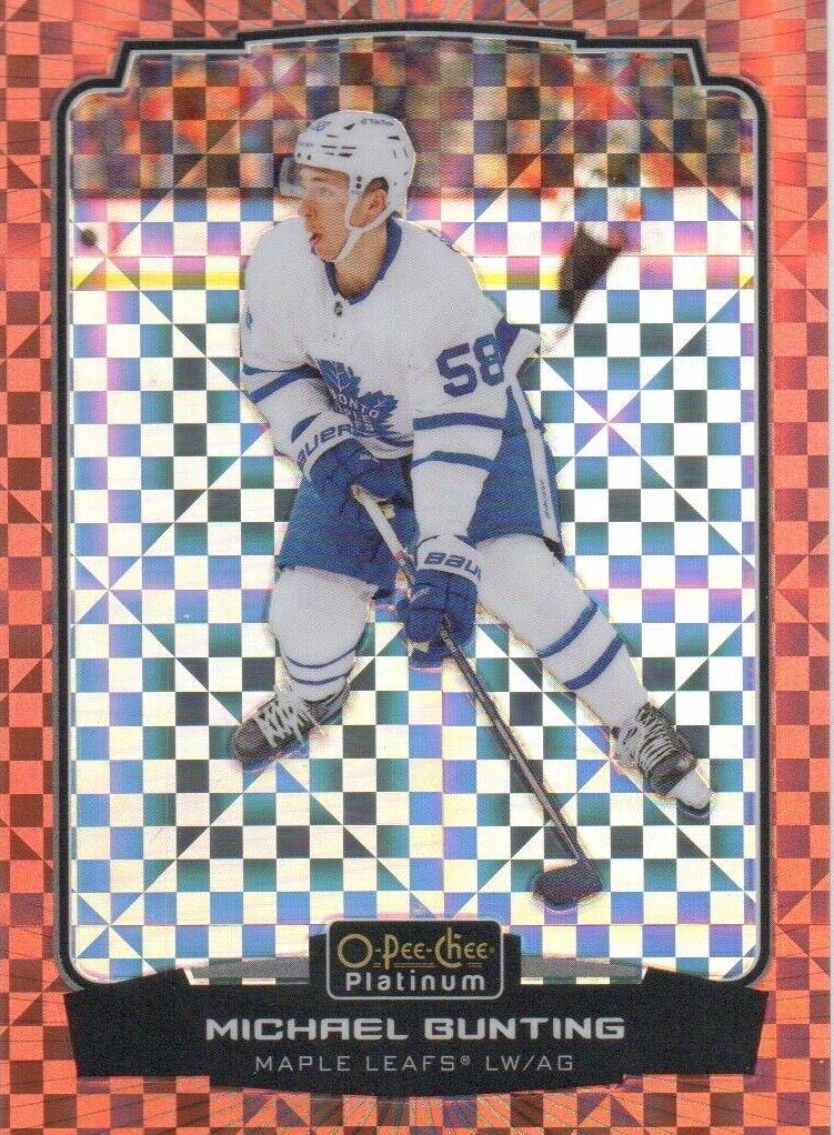 Michael Bunting [Orange Checkers] #5