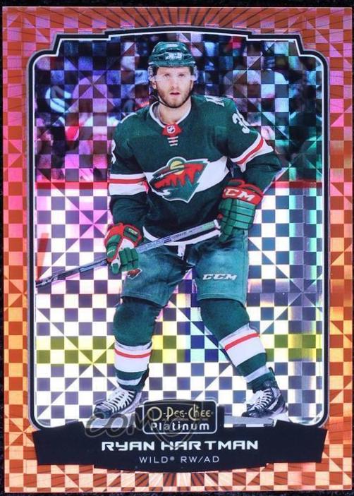 Ryan Hartman [Orange Checkers] #57