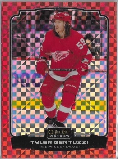 Tyler Bertuzzi [Orange Checkers] #55