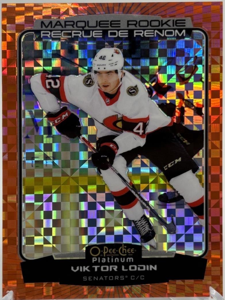 Viktor Lodin [Orange Checkers] #242