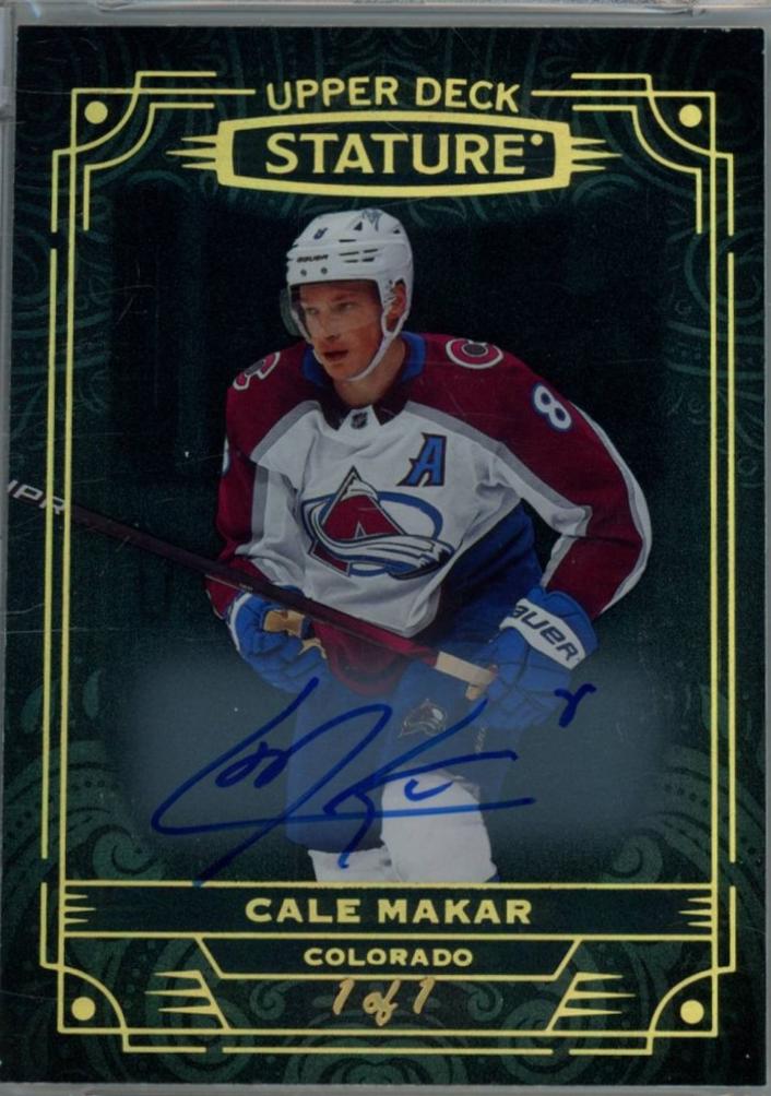 Cale Makar [Photo Variant Black Autograph] #77