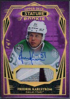 Fredrik Karlstrom [Design Variant Autograph Patch Purple] #123