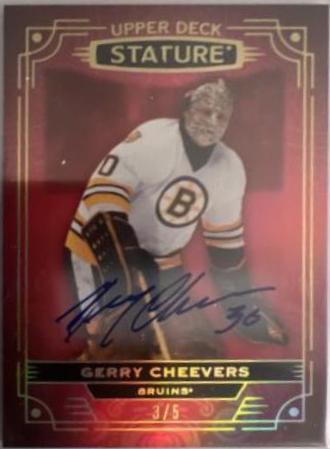 Gerry Cheevers [Photo Variant Red Autograph] #18