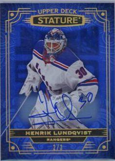 Henrik Lundqvist [Photo Variant Blue Autograph] #11