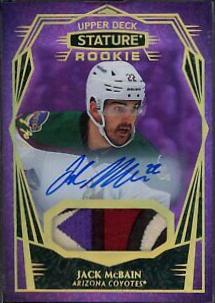 Jack McBain [Design Variant Autograph Patch Purple] #125