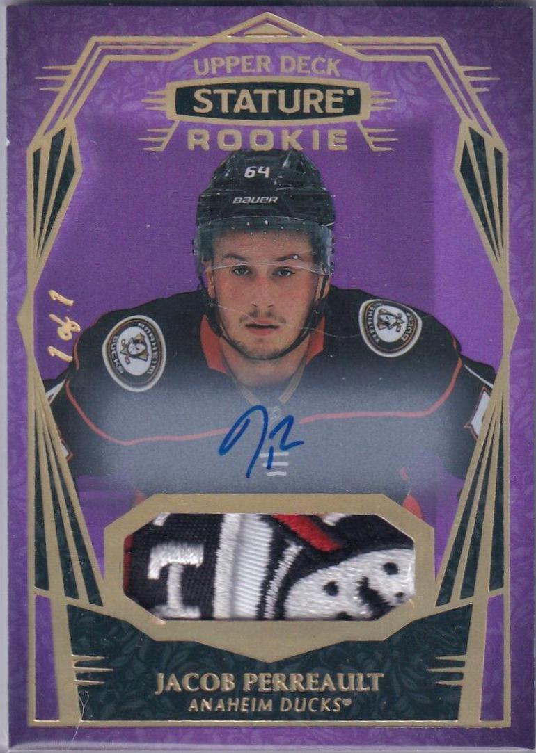 Jacob Perreault [Design Variant Autograph Patch Purple] #109