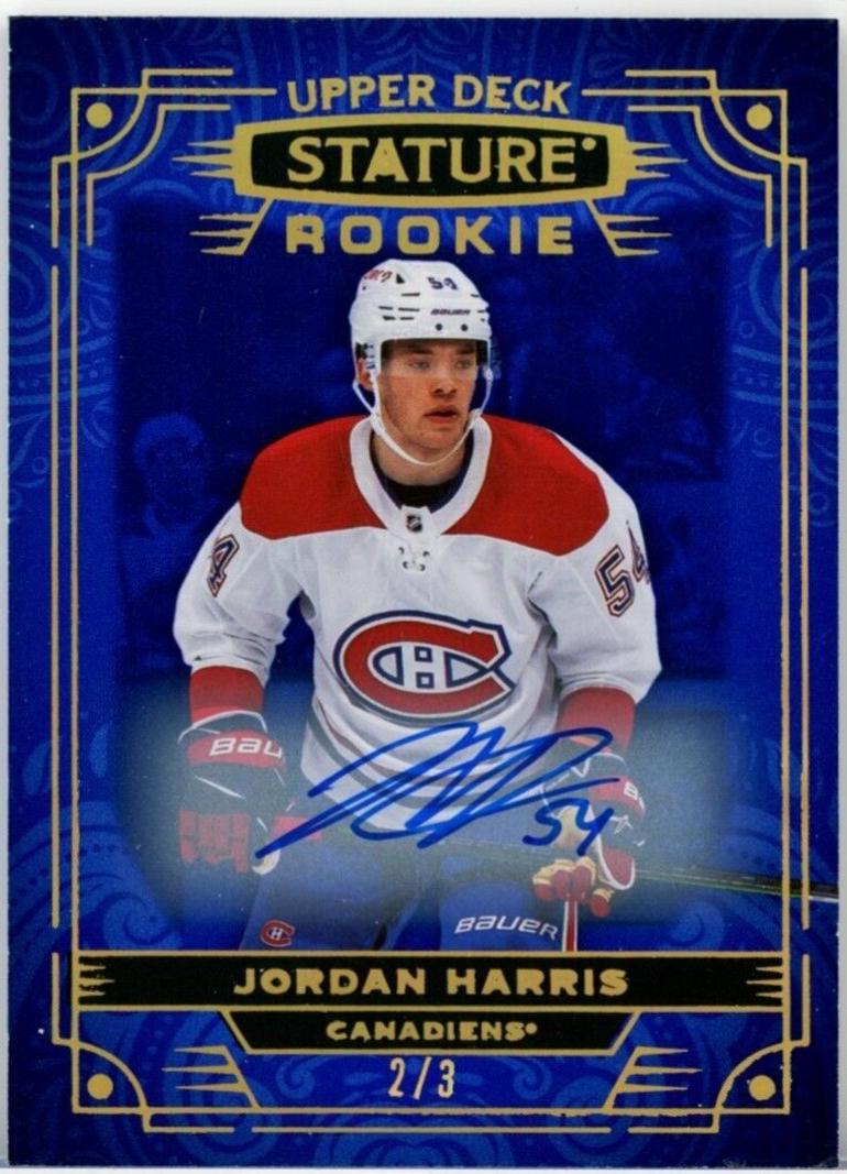 Jordan Harris [Photo Variant Blue Autograph] #157