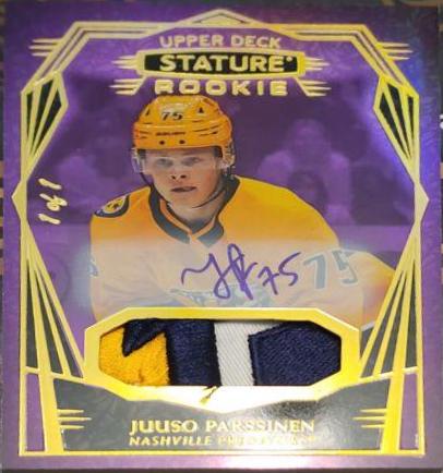 Juuso Parssinen [Design Variant Autograph Patch Purple] #155
