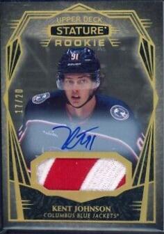 Kent Johnson [Design Variant Autograph Patch] #103