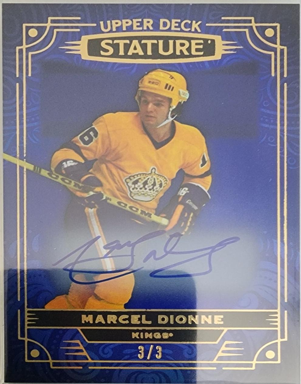 Marcel Dionne [Photo Variant Blue Autograph] #19