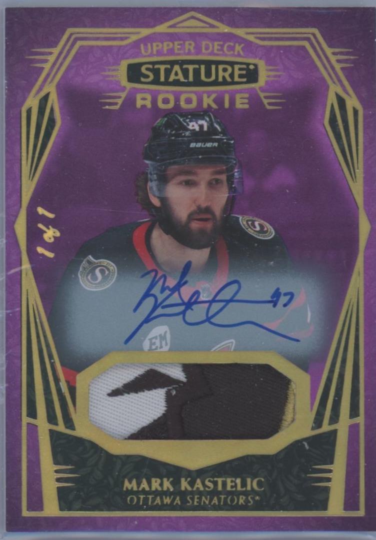 Mark Kastelic [Design Variant Autograph Patch Purple] #134