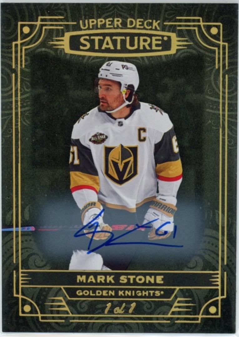 Mark Stone [Black Autograph] #40