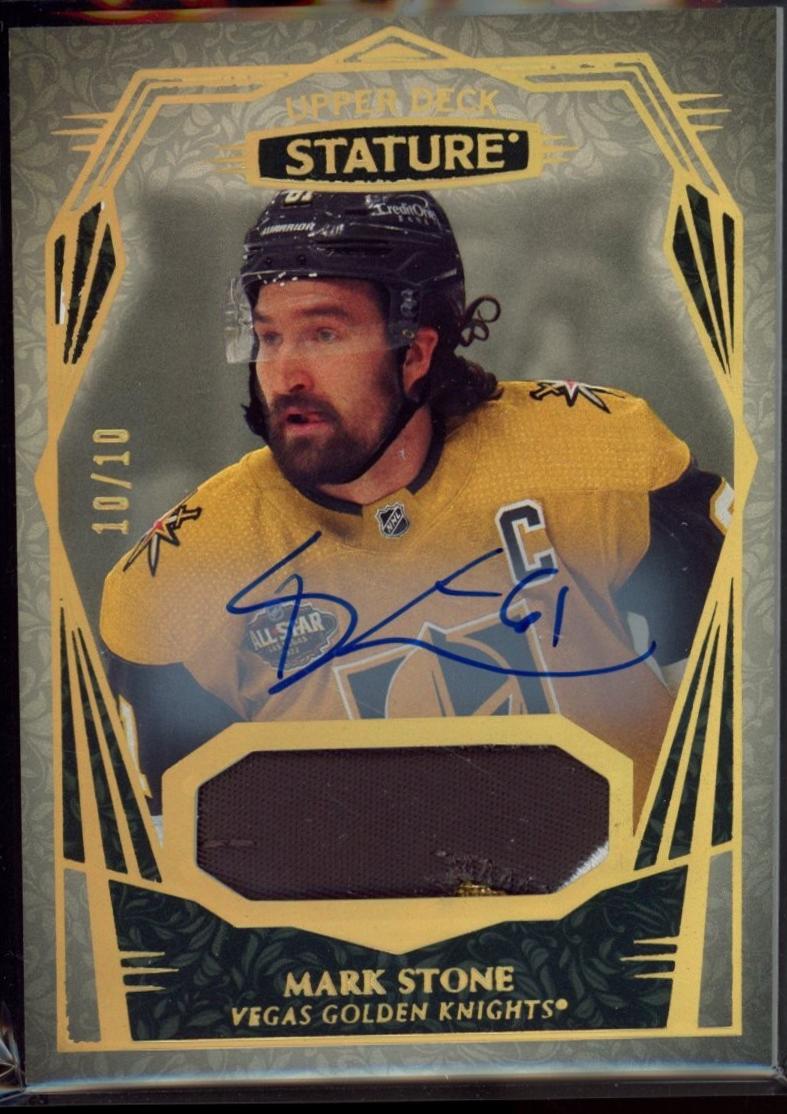 Mark Stone [Design Variant Autograph Patch] #40