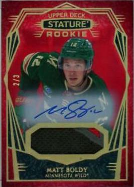 Matt Boldy [Design Variant Autograph Patch Red] #101