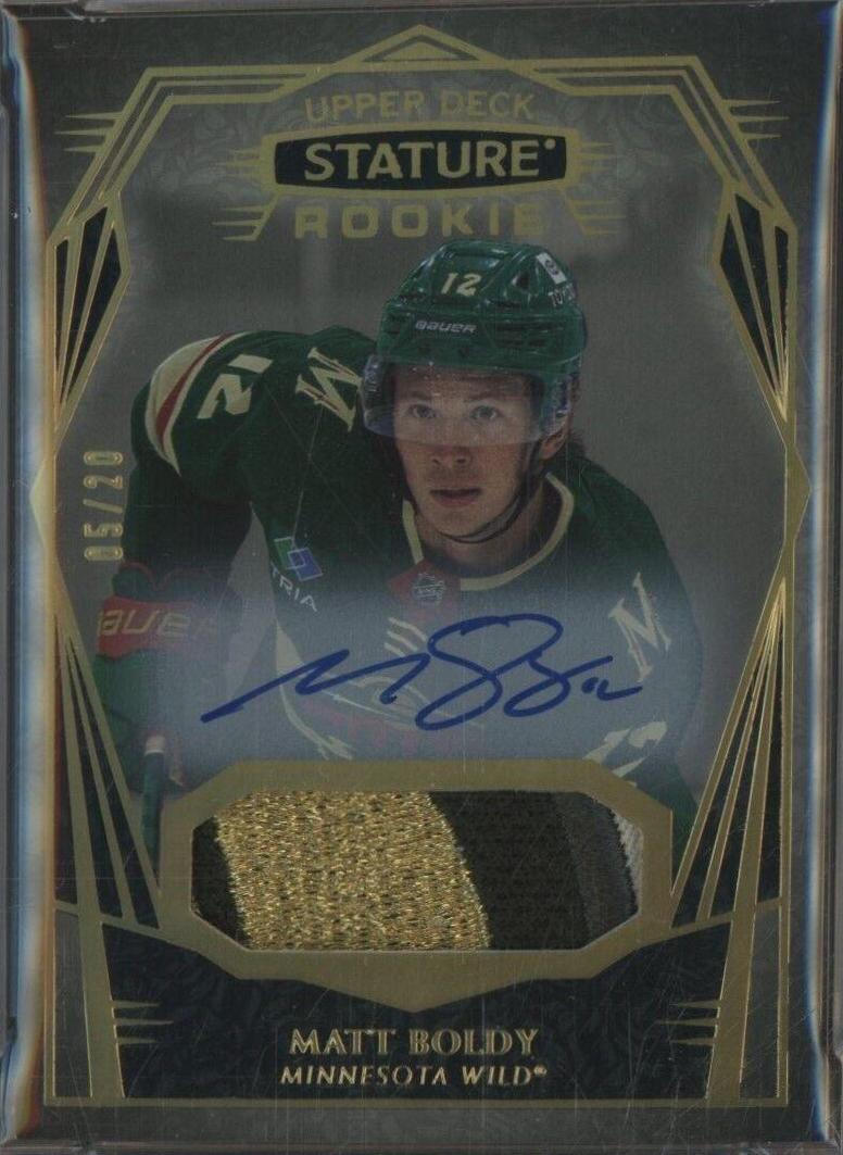 Matt Boldy [Design Variant Autograph Patch] #101