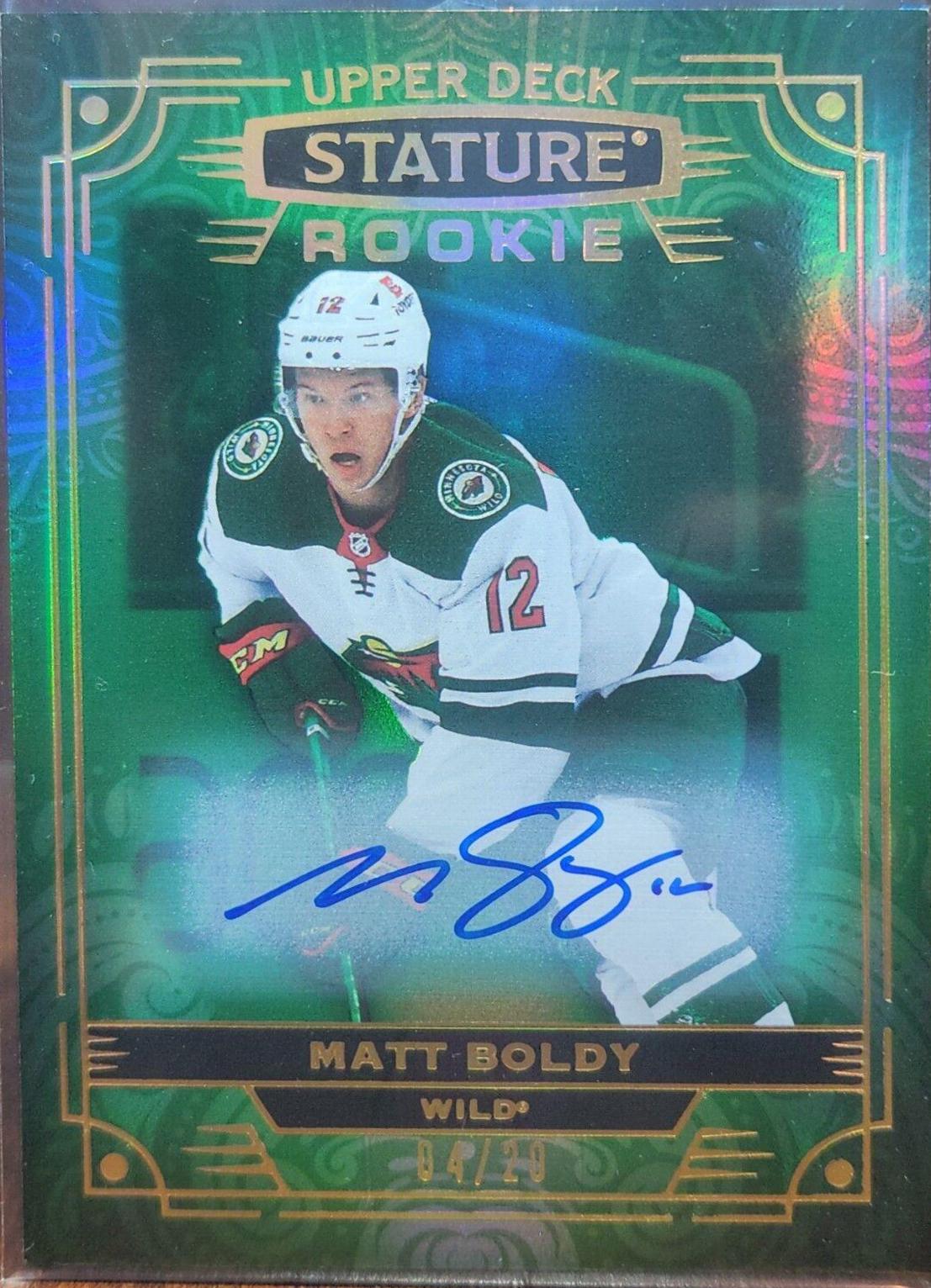 Matt Boldy [Photo Variant Green Autograph] #101